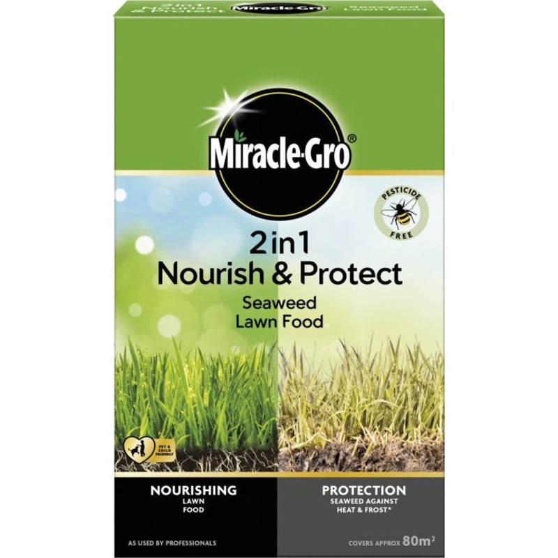 Miracle-Gro 2 in 1 Nourish & Protect Seaweed Lawn Food