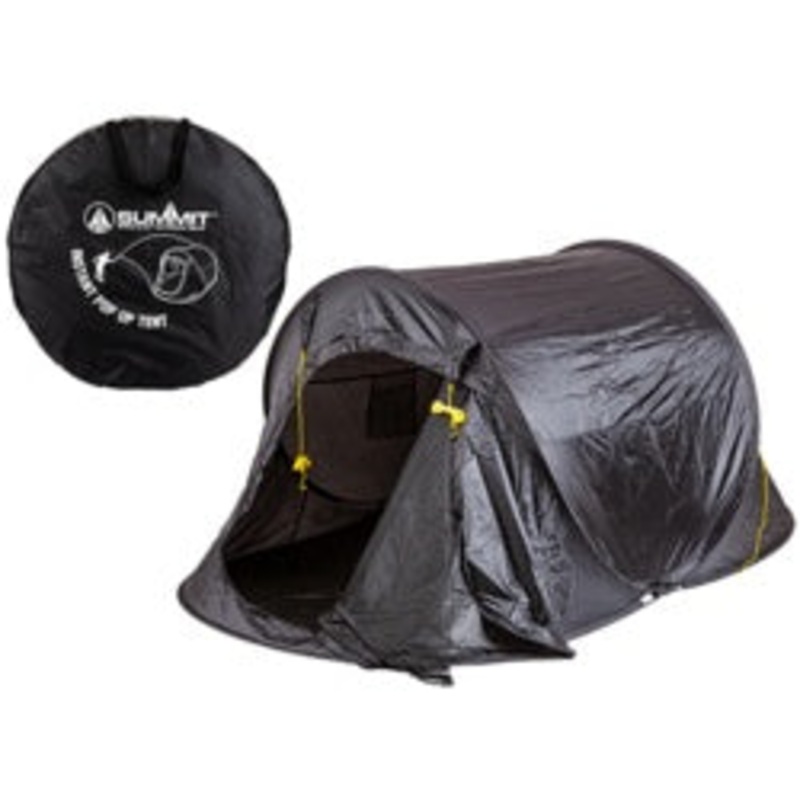 Summit 2 Person Pop Up Tent|Black|Green|Ocean Blue