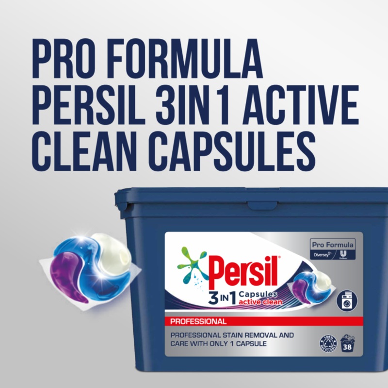 Persil 3in1 Active Clean Capsules 96 Pods