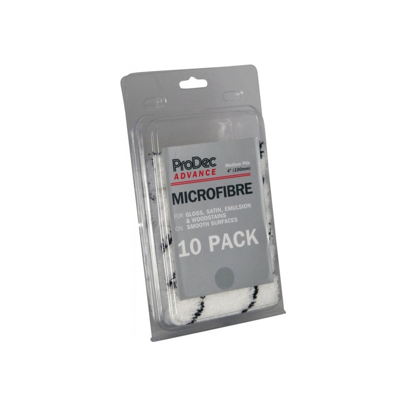 ProDec Advance 4 Microfibre Med Pile Mini Rollers