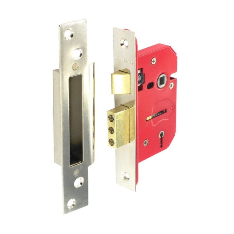 Securit 5 Lever Sash Lock Np|75mm – Pack of 2