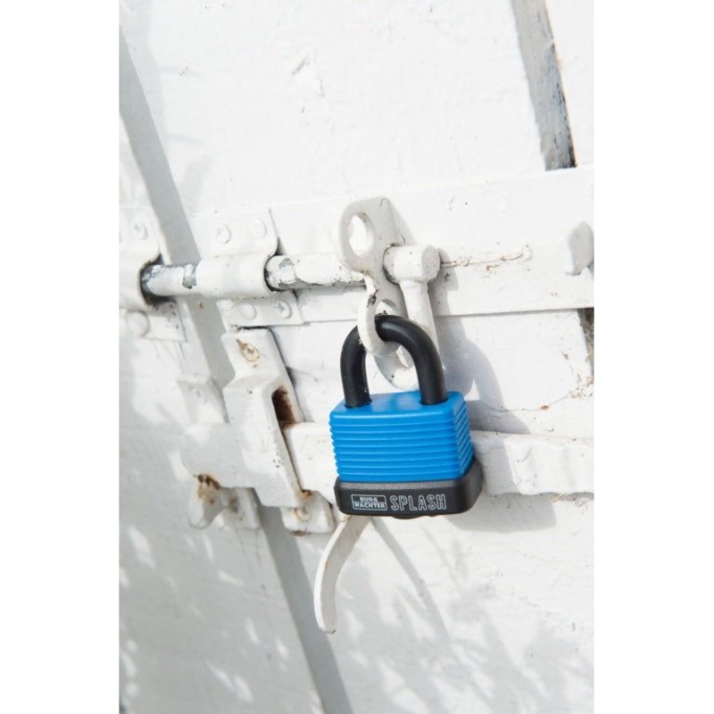Burg-Wchter Aluminium Weatherproof Padlock with Thermoplastic Cover