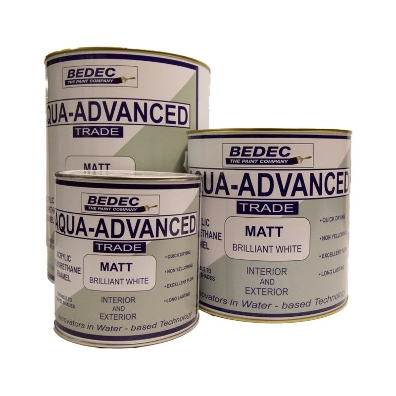 Bedec Aqua Advanced Matt 1L|Brilliant White