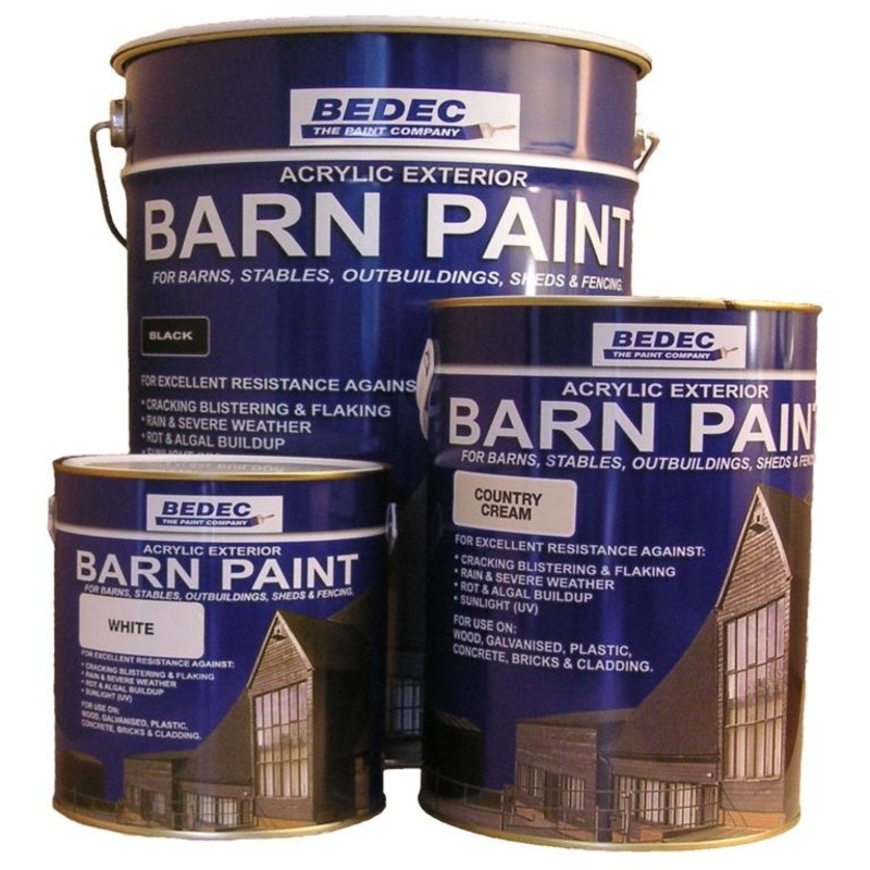 Bedec Barn Paint 5L|Battleship Grey|Chestnut|Gloss Anthracite|Matt Anthracite|Red|Satin Anthracite|Woodland Green