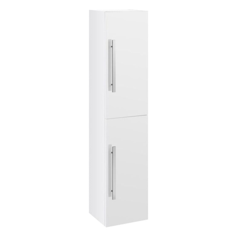 SP Avalon White Wall Hung Tall Storage Unit 300mm