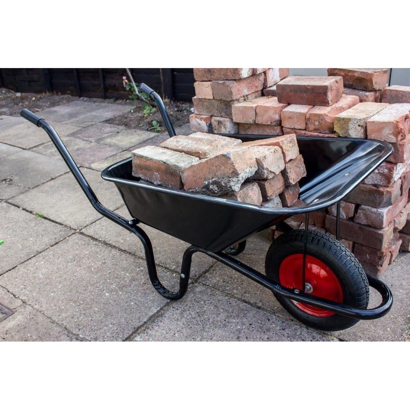 Ambassador Boxed Black Builders Wheelbarrow