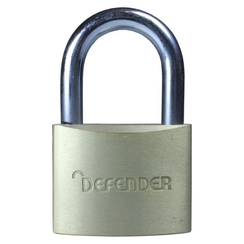 Defender Brass Padlock Branded