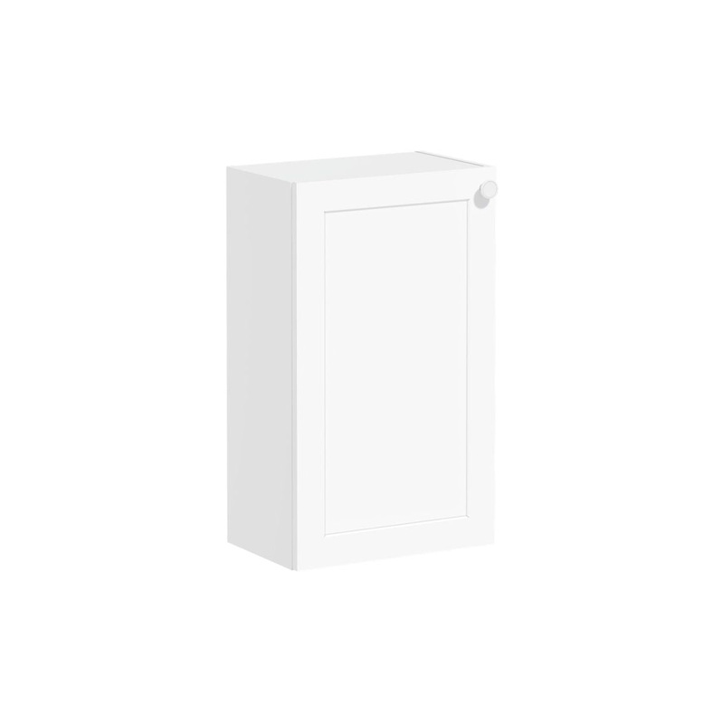 VitrA Root Classic 40cm 1 Door Slim Lower/Base Unit (LH Hinge) – Matt White