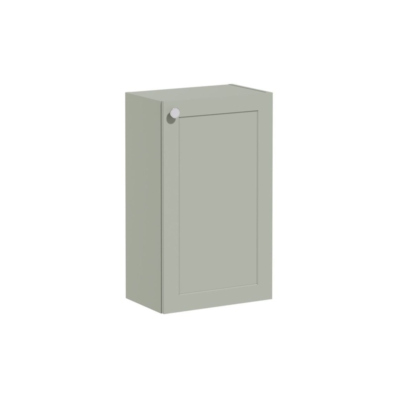 VitrA Root Classic 40cm 1 Door Slim Lower/Base Unit (RH Hinge) – Matt Retro Green