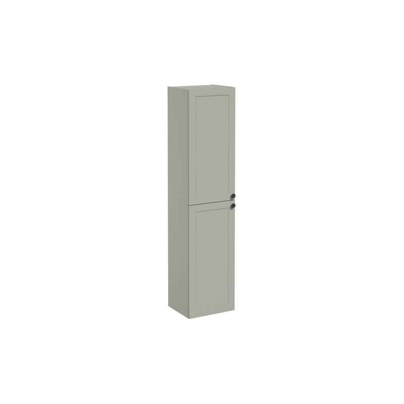 VitrA Root Classic 40cm 2 Door Tall Unit (LH Hinge) – Matt Retro Green
