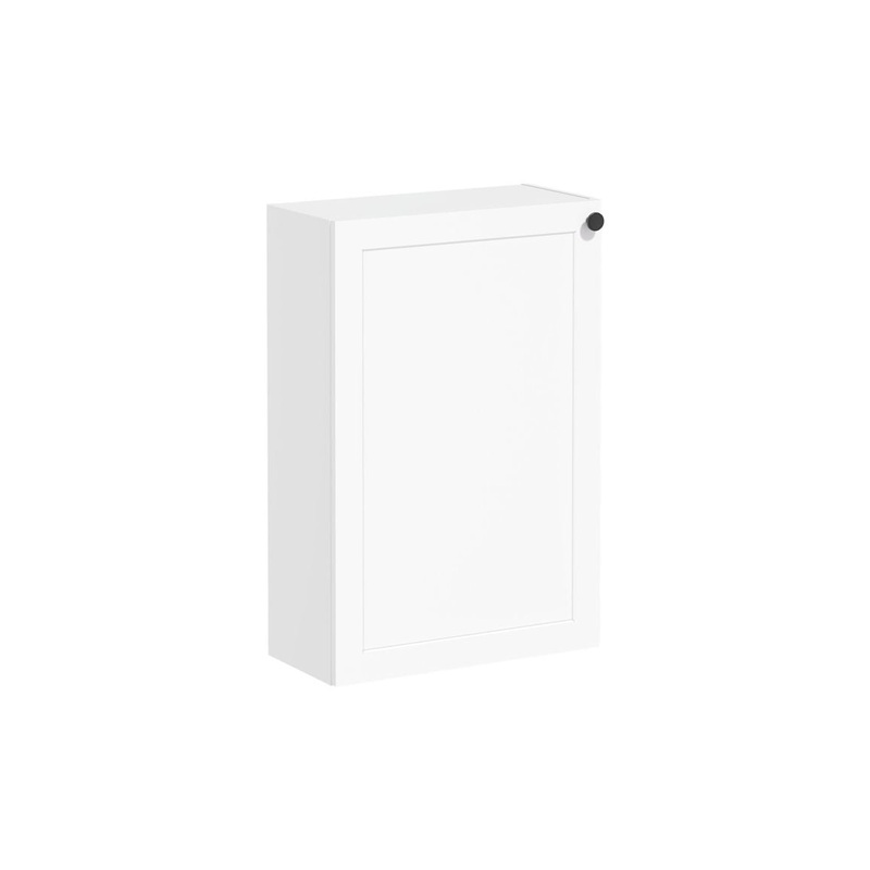 VitrA Root Classic 55cm 1 Door Slim Lower/Base Unit (LH Hinge) – Matt White