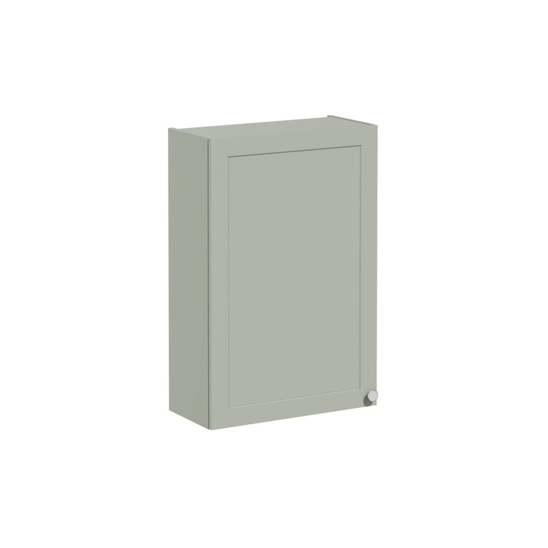 VitrA Root Classic 60cm 1 Door Upper/Wall Unit (LH Hinge) – Matt Retro Green