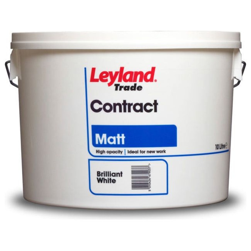 Leyland Trade Contract Matt|10L Magnolia|10L Brilliant White|15L Magnolia|15L Pure Brilliant White