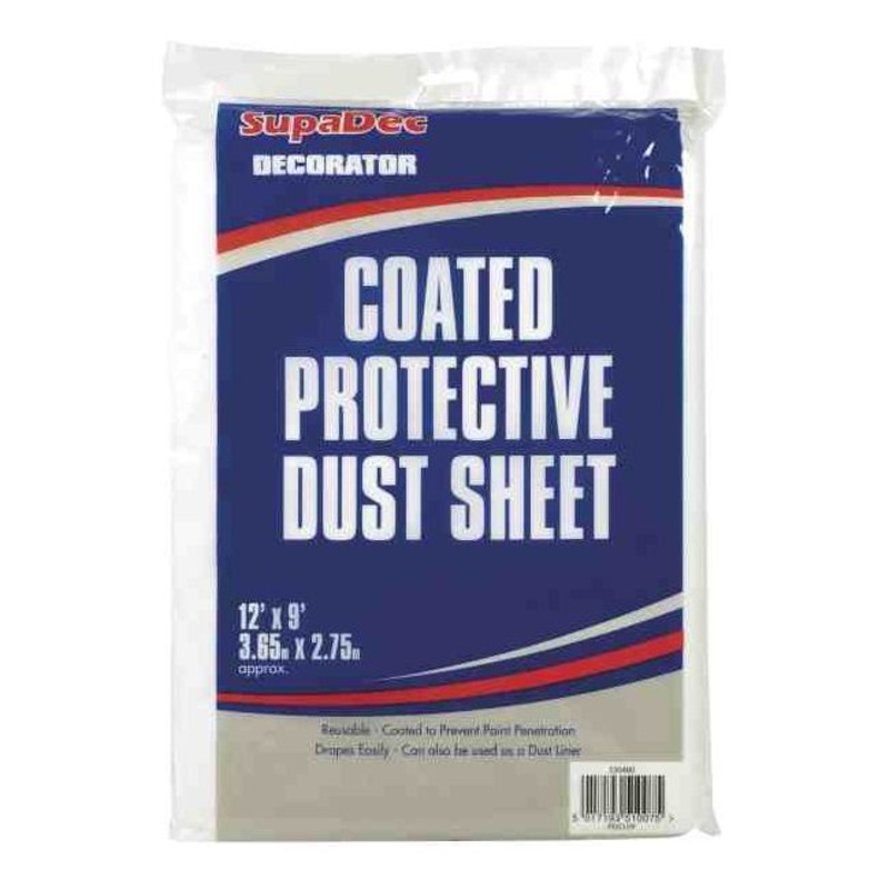 SupaDec Coated Protective Dust Sheet (12 x 9ft)