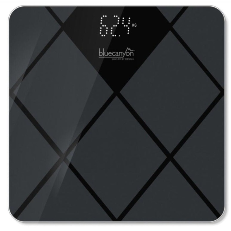 Blue Canyon Diamond Design White Display Digital Scale
