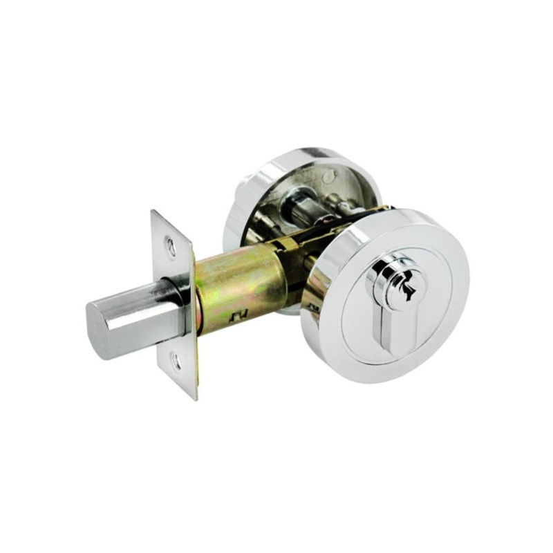 Securit Deadlock Thumb Set|Chrome Plated 55mm|Satin Nickel 55mm