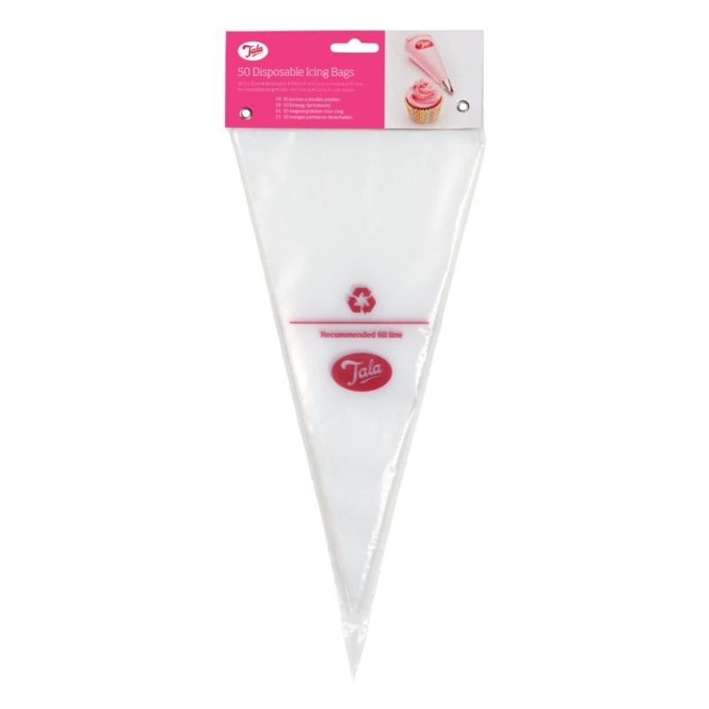Tala Disposable Recyclable Icing Bags Pack 50