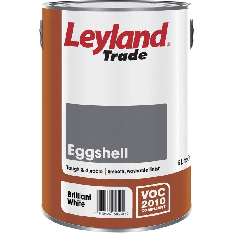 Leyland Trade Eggshell|2.5L Brilliant White|750ml Brilliant White|5L Brilliant White