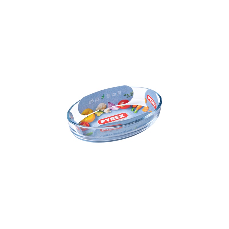 Pyrex Essentials Oval Roaster|21x13cm|25x17cm