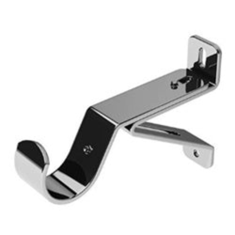 Swish End Bracket 28mm|Chrome|Graphite