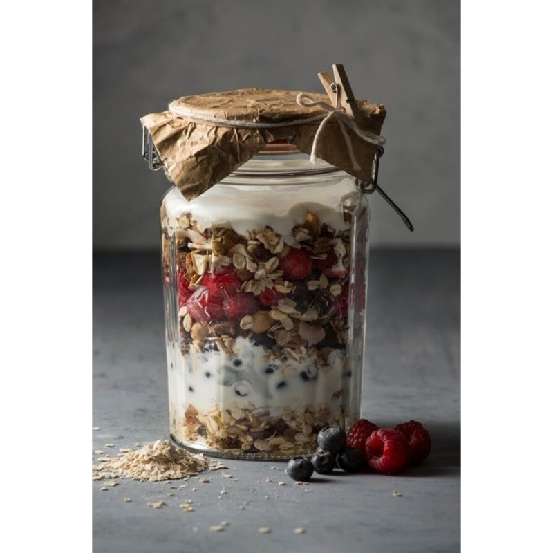 Kilner Facetted Clip Top Jar|0.95L|1.8L|2.2L