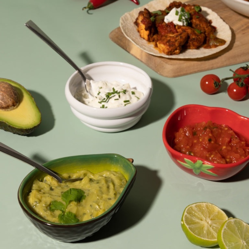 Typhoon World Foods Fajita Dipping Bowls  Set of 3