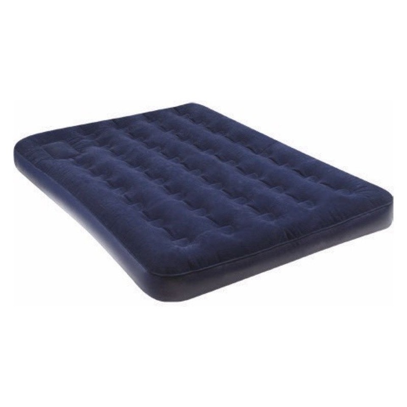 Summit Flocked Airbed|Double 191 x 137 x 22cm|Single 191 x 73 x 22cm