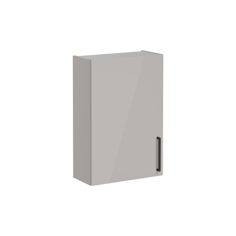 VitrA Root Flat 60cm 1 Door Upper/Wall Unit (LH Hinge) – Bright Sahara Beige