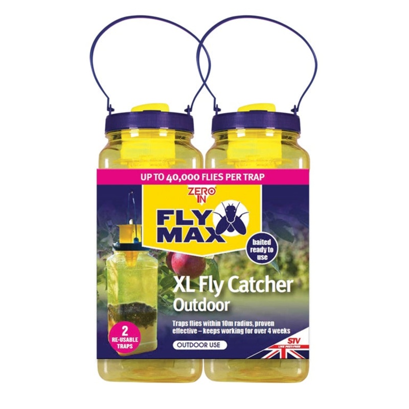 Zero In Fly Max XL Fly Catcher Outdoor – Twin Pack