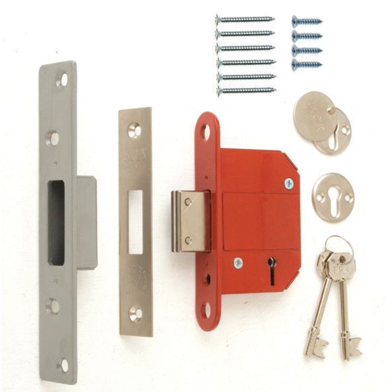 Era Fortress Mortice Deadlock|Brass 63mm|Brass 76mm|Chrome 2.5|Chrome 3|Satin 63mm|Satin 76mm