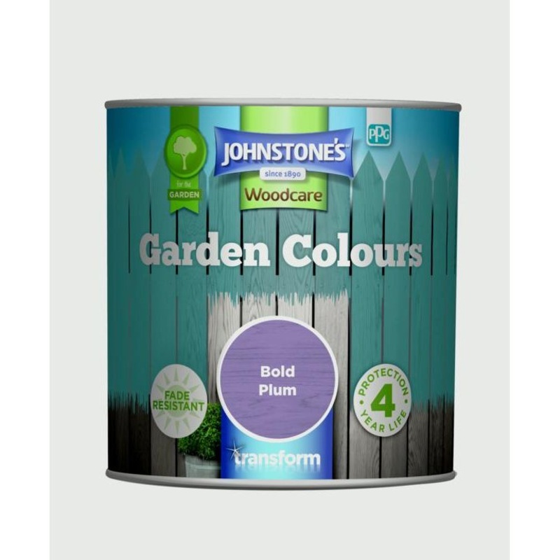 Johnstone’s Garden Colours 1L|Bold Plum|Dusty Fern|Gentle Willow|Lagoon Splash|Lime Burst|Merry Berry|Night Shore|Paradise Petals|Seagreen Splay|Soft Buttercup|Spring Rosemary|Steel Smoke|Wild Bluebell