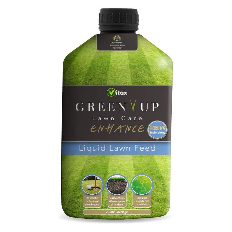 Vitax Green Up Lawn Care Enhance Liquid Lawn Feed 200sqm