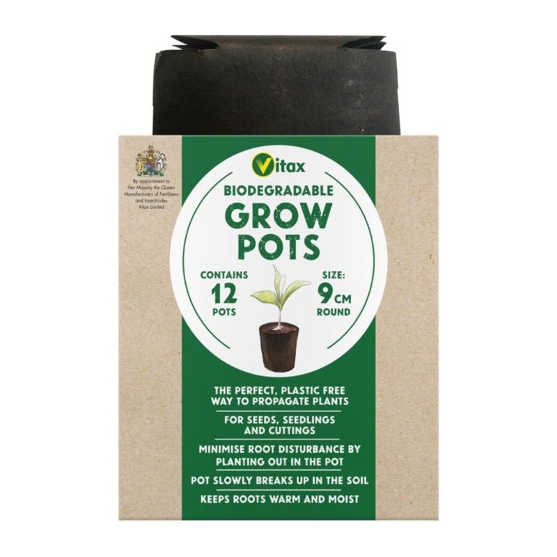 Vitax Grow Pots Square 9cm