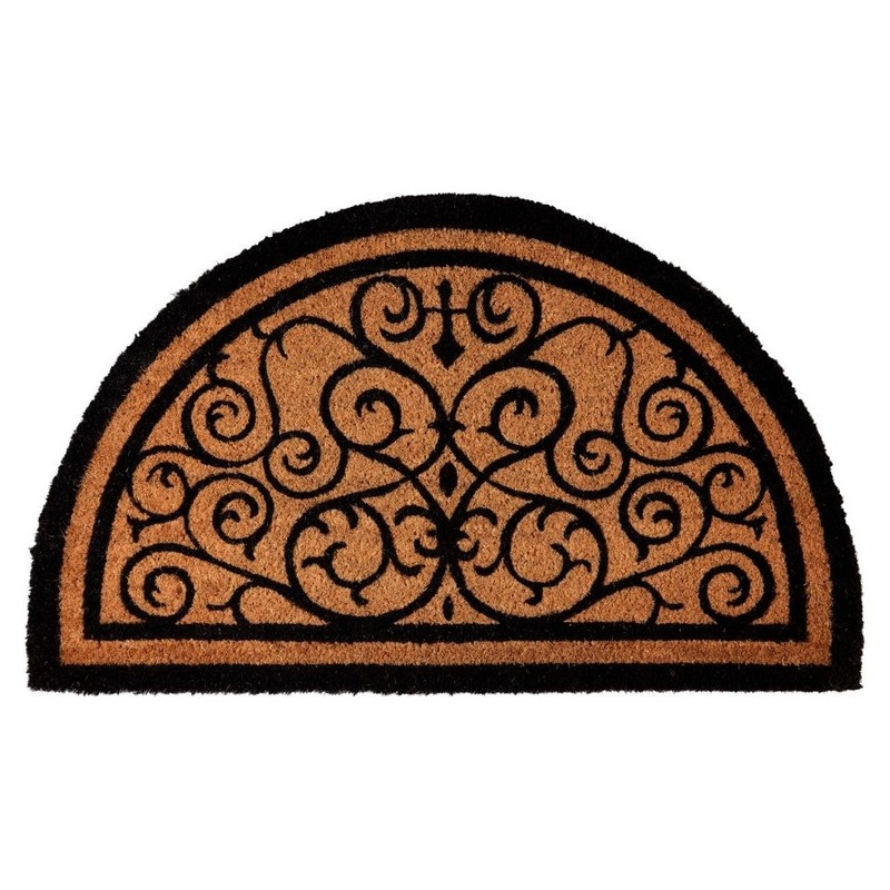 Groundsman Half Moon Coir Mat|45×75