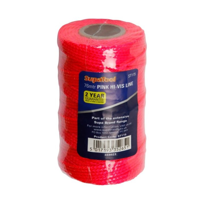 SupaTool Hi Vis Line Pink 250ft