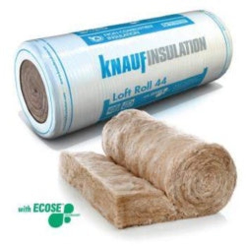 Knauf Insulation Loft Roll|100mm x 11.08m2|200mm x 5.5m2