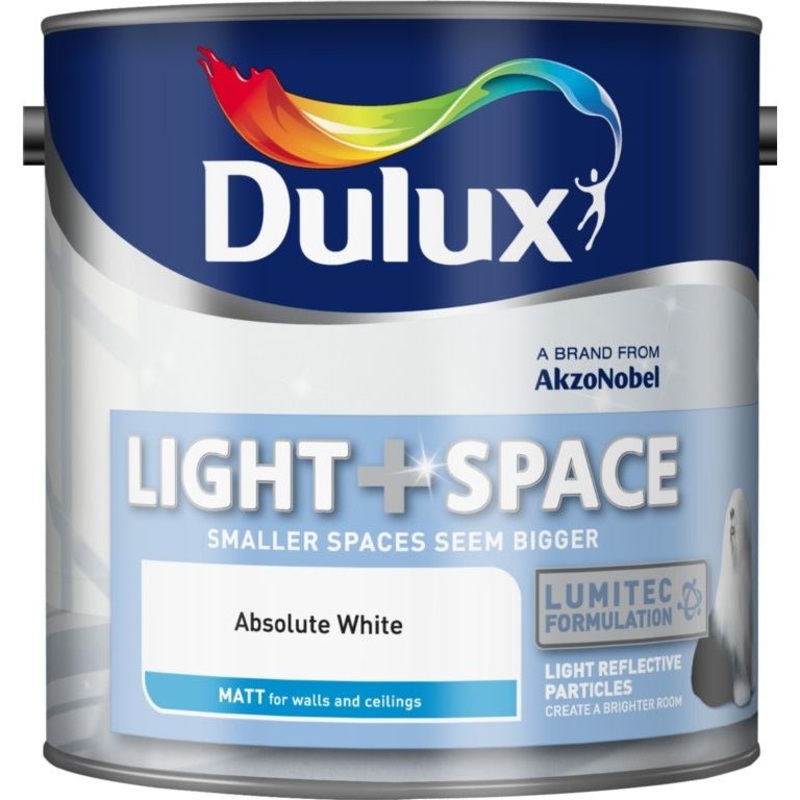 Dulux Light & Space Matt 2.5L|Absolute White