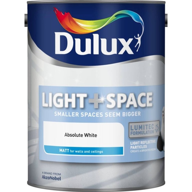 Dulux Light & Space Matt 5L|Absolute White