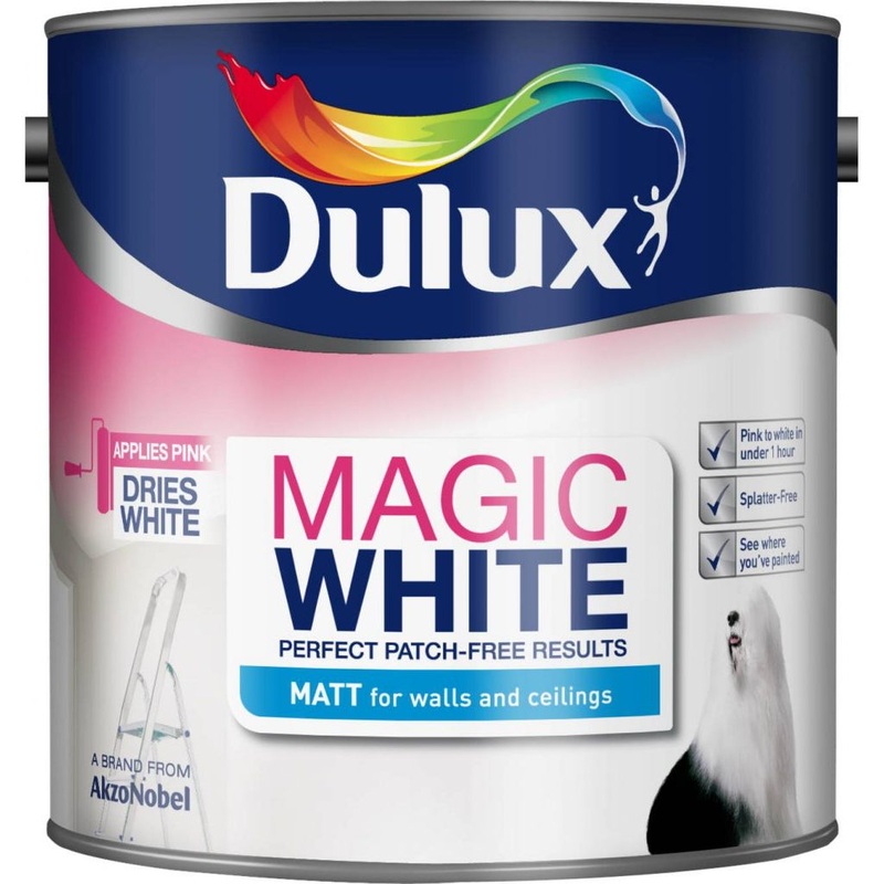 Dulux Magic White Matt 2.5L|Pure Brilliant White