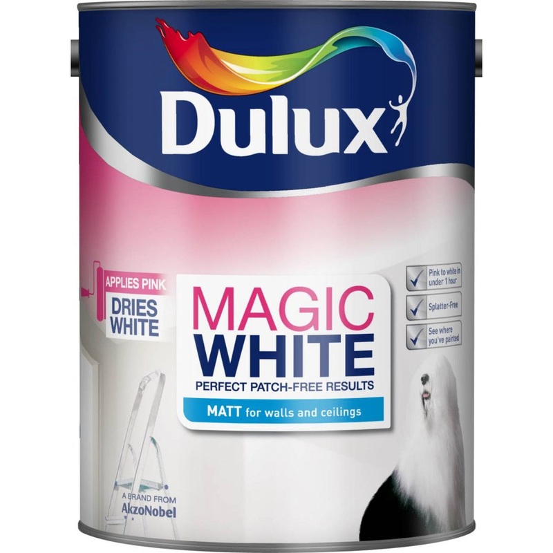 Dulux Magic White Matt 5L|Pure Brilliant White
