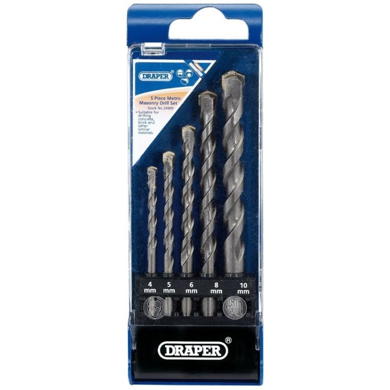 Draper Masonry Drill Set|5 Piece