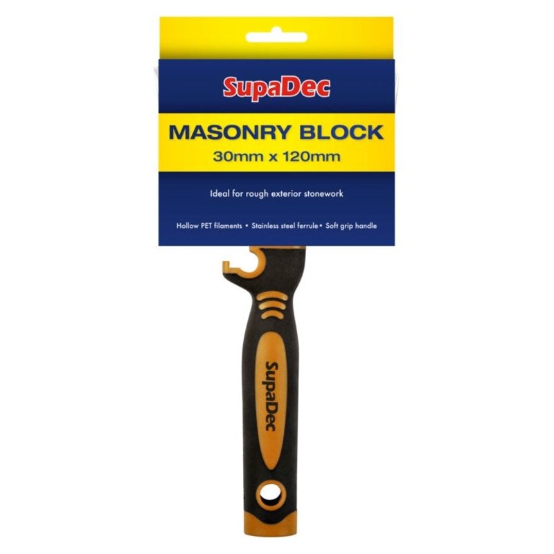 SupaDec Masonry Block Brush (30mm  120mm)