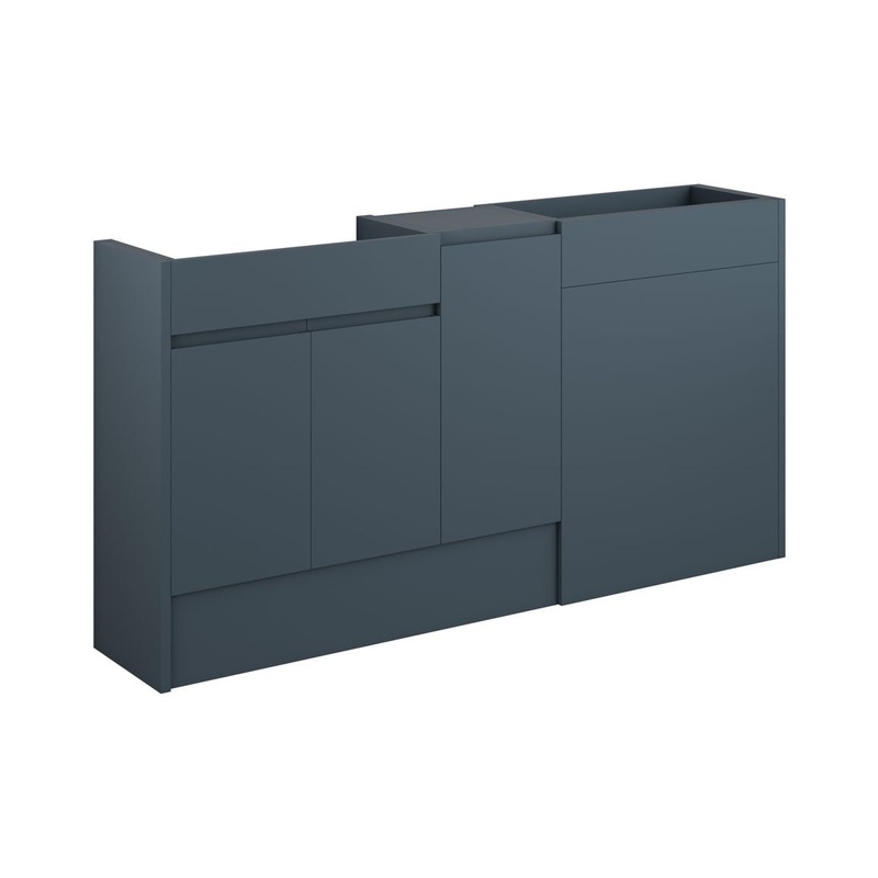 Camil 1536mm Standard Basin, WC & 1 Door Unit Pack – Matt Arley Blue