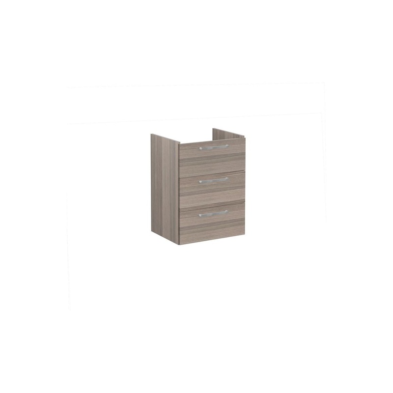 VitrA Root Flat 60cm 3 Drawer Washbasin Unit – Cordoba