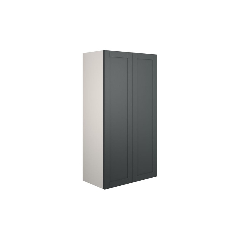 Clarence 600mm Standard 2 Door Storage Unit – Matt Graphite Grey