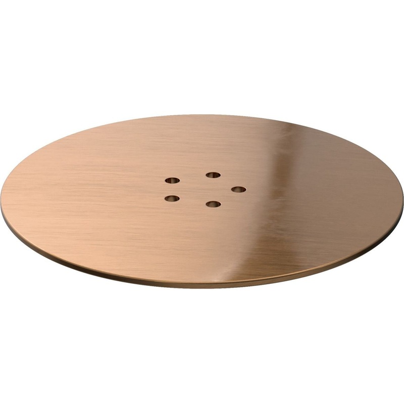 Low Profile Tray Waste Cover – Brushed Bronze