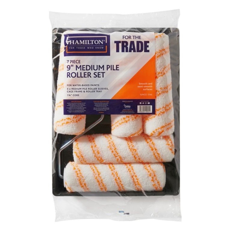 Hamilton For The Trade Medium Pile Roller Set 9