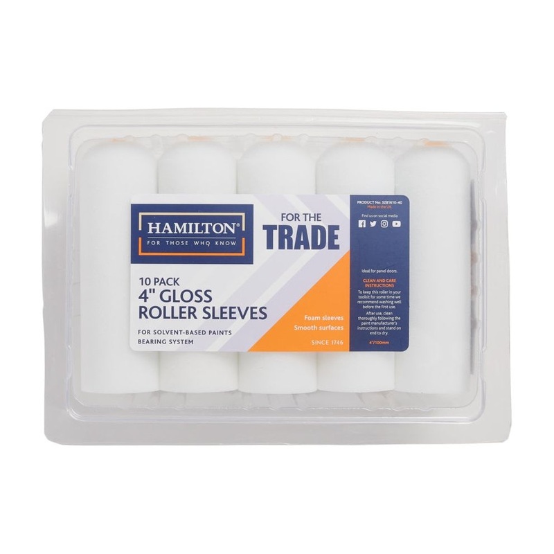 Hamilton For The Trade Mini Foam Roller Sleeves Pack 10