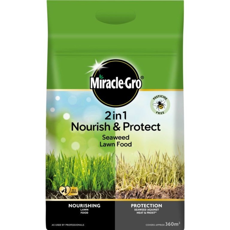 Miracle-Gro Nourish & Protect Seaweed Lawn Food