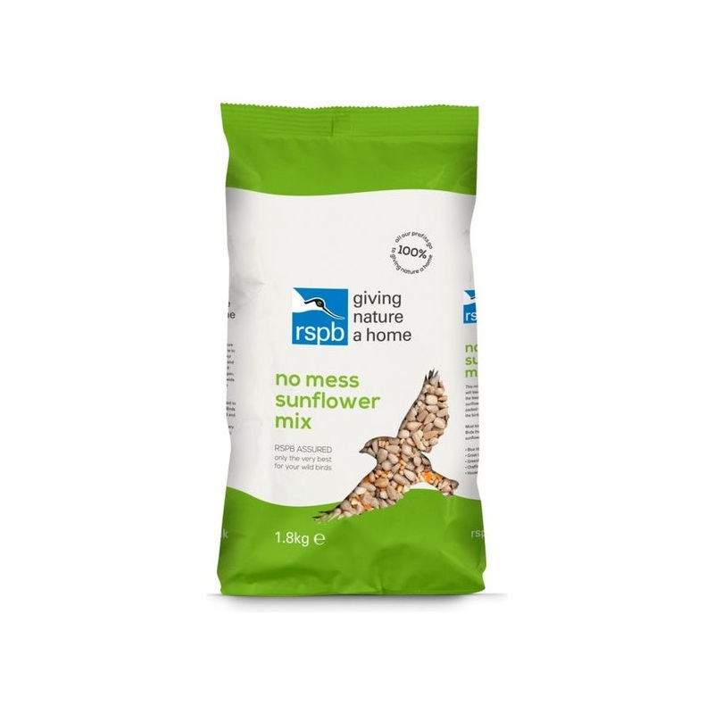 Rspb No Mess Sunflower Mix|1.8kg|900g